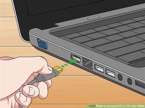 How to Connect PC to TV with HDMI: 8 Steps (with Pictures) | Tv, Community college, Linux