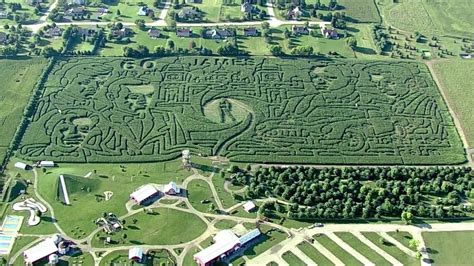 Richardson Adventure Farm opens "World's Largest" Corn Maze to public ...