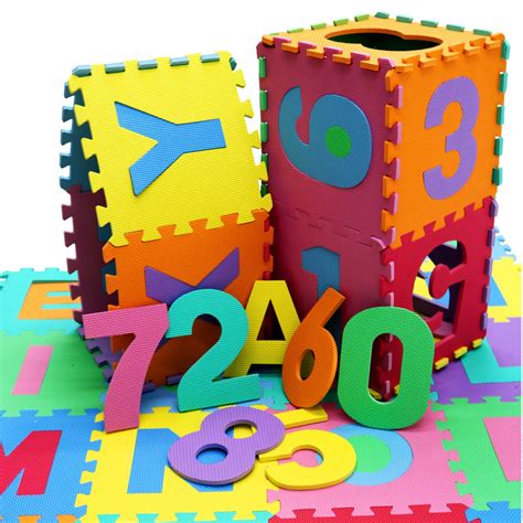 36pc Interlocking EVA Kids Floor Play Mat Alphabet and Numbers - £24.99 : Oypla - Stocking the ...