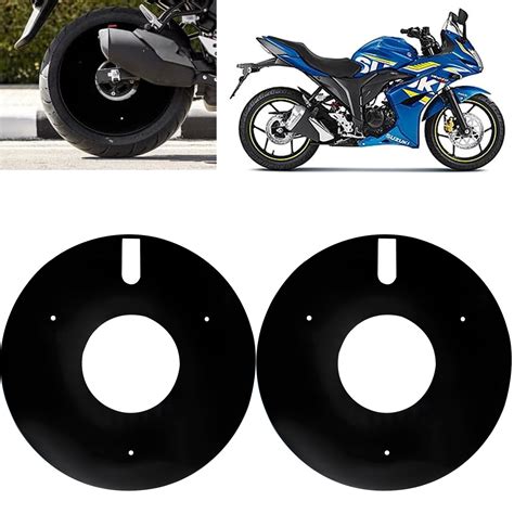 OTOROYS Acrylic Bike Wheel Cover 17 inch Wheel for Suzuki Gixxer Black : Amazon.in: Car & Motorbike