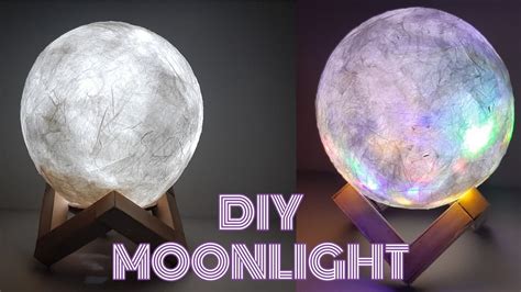 DIY Moon light / how to make Moon light from waste materials / MOON ...