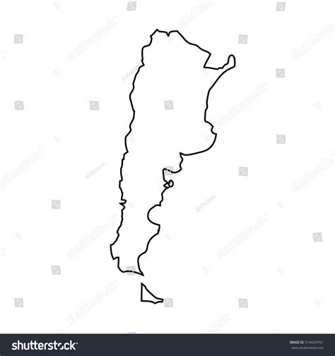 5,476 Argentina Map Outline Vector Images, Stock Photos & Vectors | Shutterstock