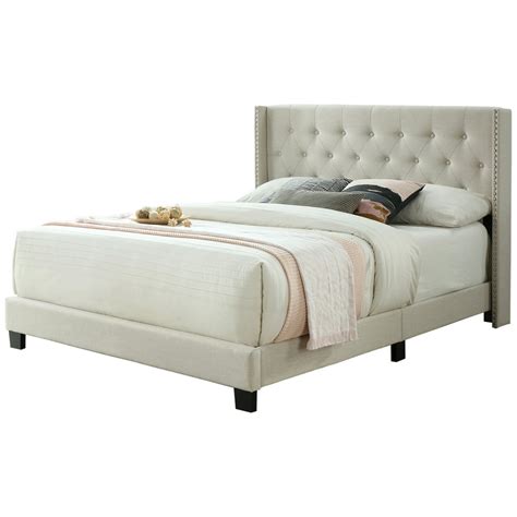 Clearance!Queen Bed Frame, Modern Upholstered Platform Queen Bed Frame ...