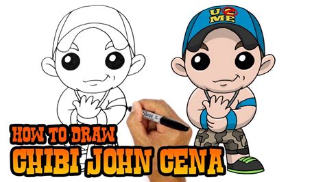 How to Draw John Cena | WWE | Cartooning 4 kids, Spiderman drawing, Graffiti characters