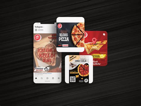 pizza hut posters, menu&ads on Behance