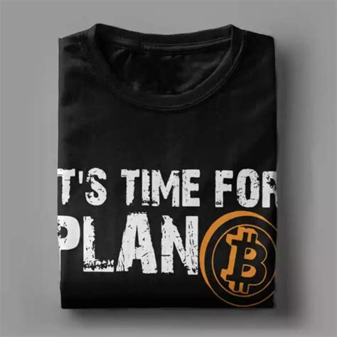 Bitcoin T-shirt Funny BTC Shirt It's Time To Plan B | Etsy