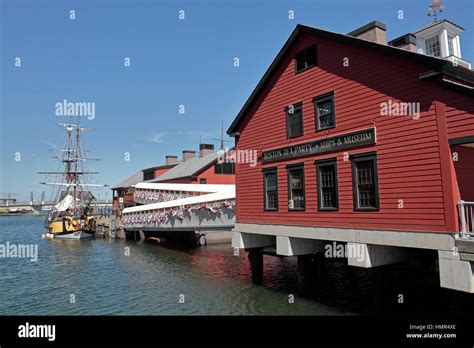 Boston Tea Party Museum, site of the Boston Tea Party, Boston Harbor ...