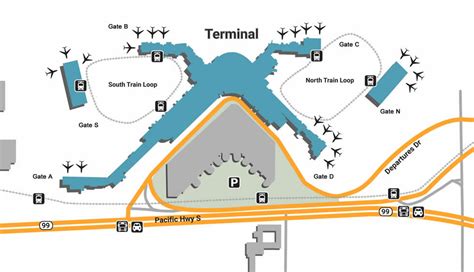 Seatac Airport Parking Garage Map | Dandk Organizer