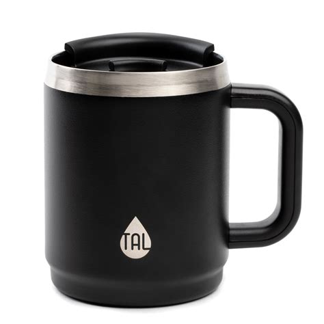 TAL Stainless Steel Boulder Mug 14 fl oz, Black - Walmart.com