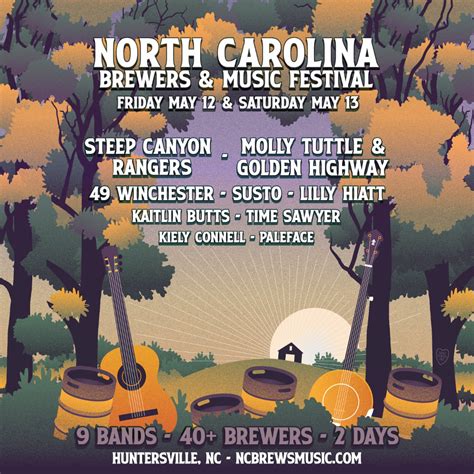 NORTH CAROLINA BREWERS AND MUSIC FESTIVAL ANNOUNCES 2023 LINEUP | Grateful Web