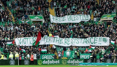 Celtic condemn fans' pro-Palestine display - BBC Sport