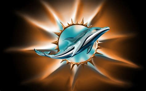 Miami Dolphins New Logo Wallpaper