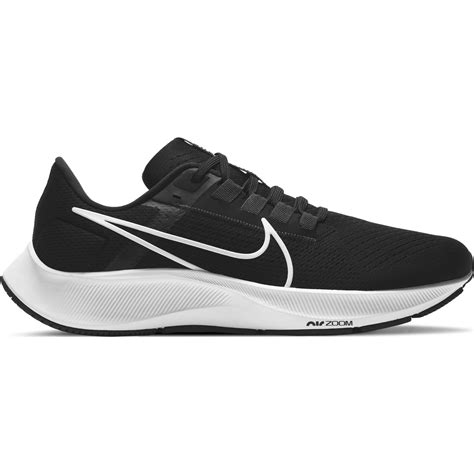 Nike Men's Air Zoom Pegasus 38 - Black/White/Anthracite/Volt - Running Bath