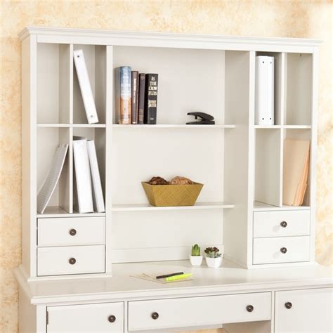 Barrington Off White Office Desk Hutch - Free Shipping Today ...