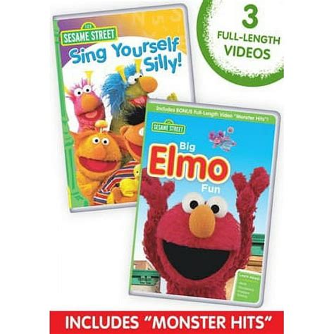 Sesame Street: Big Elmo Fun / Sing Yourself Silly! (DVD) - Walmart.com