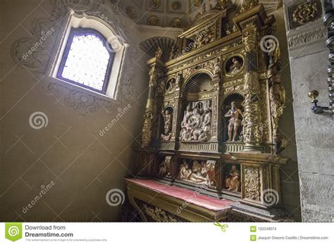 Huesca, Spain editorial stock image. Image of altarpiece - 102249074