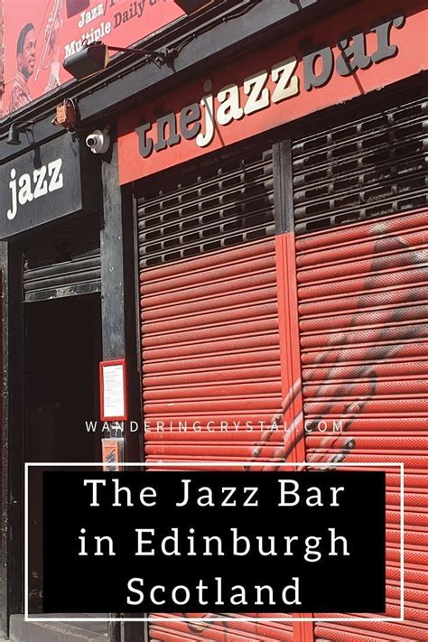 The Jazz Bar in Edinburgh Scotland | Edinburgh scotland, Jazz bar ...