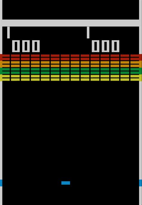 Breakout, Arcade Video game by Atari, Inc. (1976)