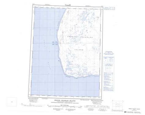 Printable Topographic Map of Prince Charles Island 036N, NU