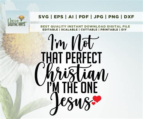 Perfect Christian SVG, Christian Quotes Svg, Scripture Svg ...