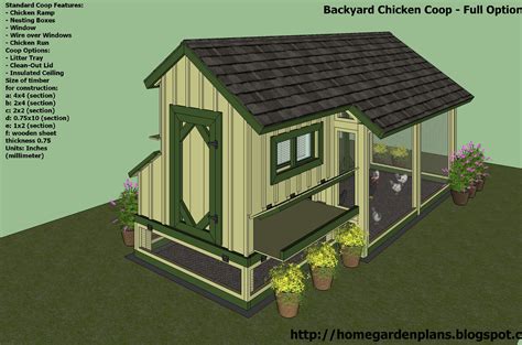 home garden plans: M200 - Chicken Coop Plans Construction - Chicken ...