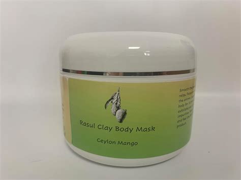 Rasul Clay Spa Treatment face and body mask 2x 250ml (Ceylon Mango)