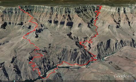 Trail Map (Kaibab & Bright Angel)_Grand Canyon National Park | One for the Road