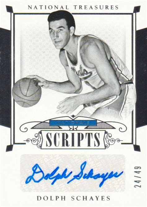 Remembering early NBA legend Dolph Schayes on cardboard / Blowout Buzz