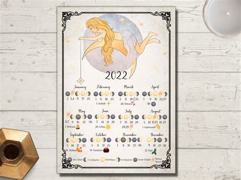 Full Moon Calendar 2022 Moongiant – Template Calendar Design