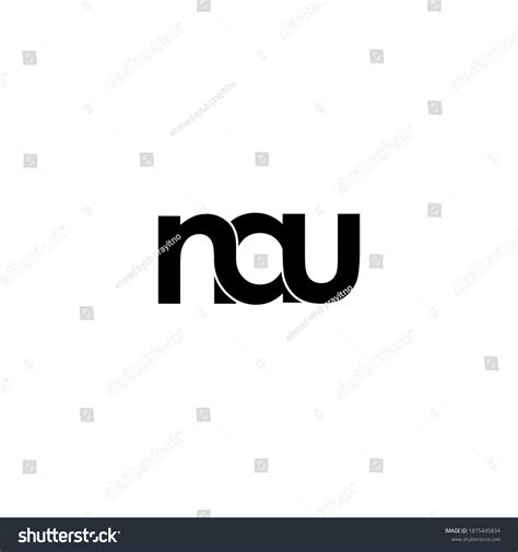 Nau Letter Original Monogram Logo Design Stock Vector (Royalty Free ...