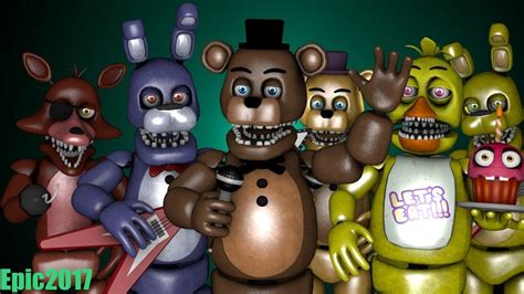 F Naf 1 Animatronics Stage