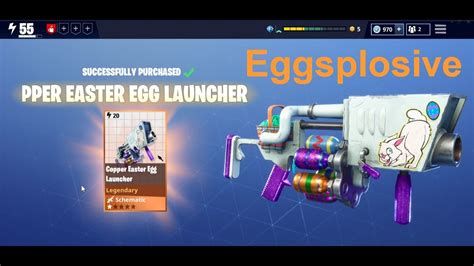 Easter Egg Launcher Review (Fortnite Save the World) - YouTube