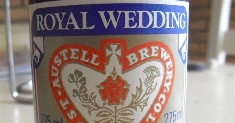 Beer Justice: Royal Wedding Beer - St Austell Royal Wedding Ale 1981