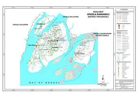 3 Detailed Maps of Rangabali Upazila, Patuakhali, Bangladesh - Tourism ...