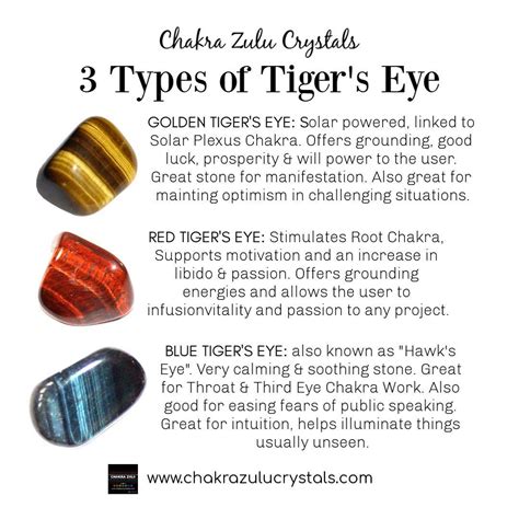 The More You Know!💁🏾‍♀️ How many of you knew about all 3 types of tigers eye? Grand Rising ...