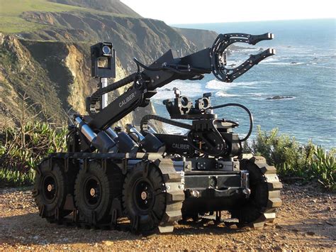 MK3 CALIBER® EOD robot on the cliff - ICOR Technology - Tactical & Security Robotics Products