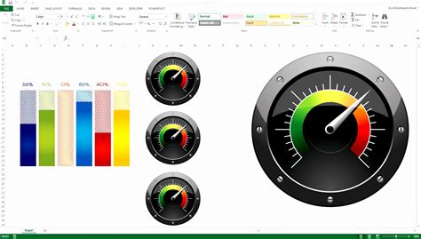 11 Excel Gauge Chart Template - Excel Templates - Excel Templates