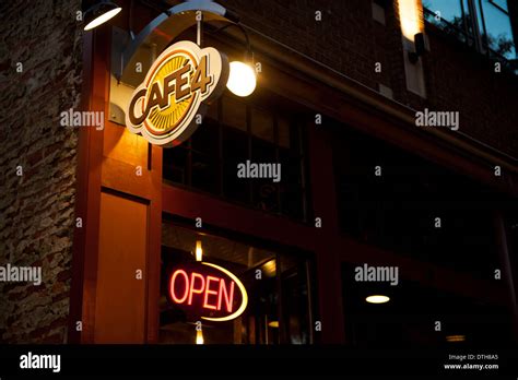 Café four 4 restaurant, Market Square Knoxville Tennessee Stock Photo ...