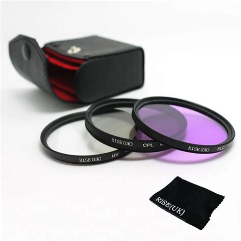 5PCS 58mm Polarized CPL+UV+FLD Camera Filter Kit for Canon EOS 500D ...