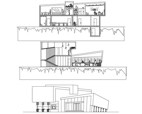 Bank Design Layout CAD Drawing Download - Cadbull