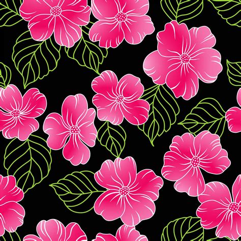 Seamless Flower Print 17 by DonCabanza on DeviantArt