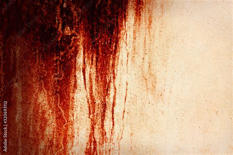 Blood Texture Background. Texture of Concrete wall with bloody red ...