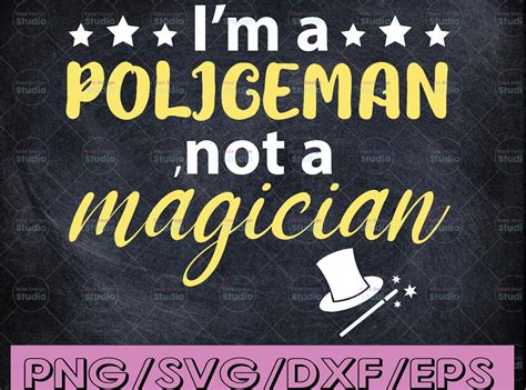I'm A Policeman, Not Magician Svg, Police Thin Blue Line SVG |The Blue Lives Matter| - Crella