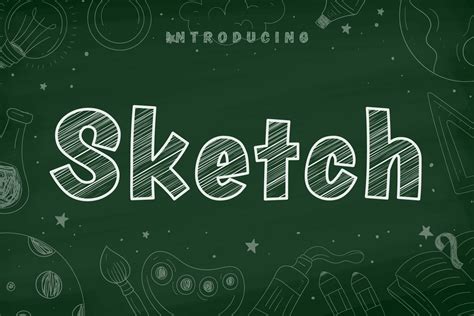 Sketch Font - Design Cuts