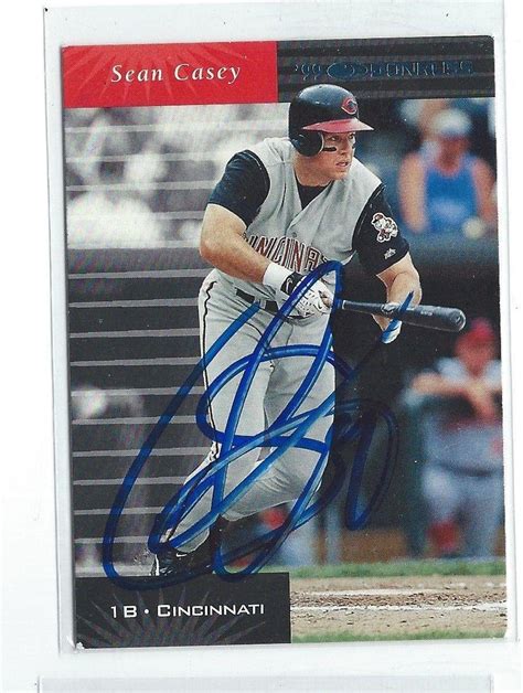 Sean Casey Signed 1999 Donruss Card #30 - Baseball Slabbed Autographed Cards at Amazon's Sports ...