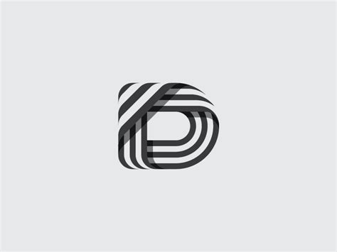 Letter "D" Logo | ? logo, Monogram logo design, Lettering