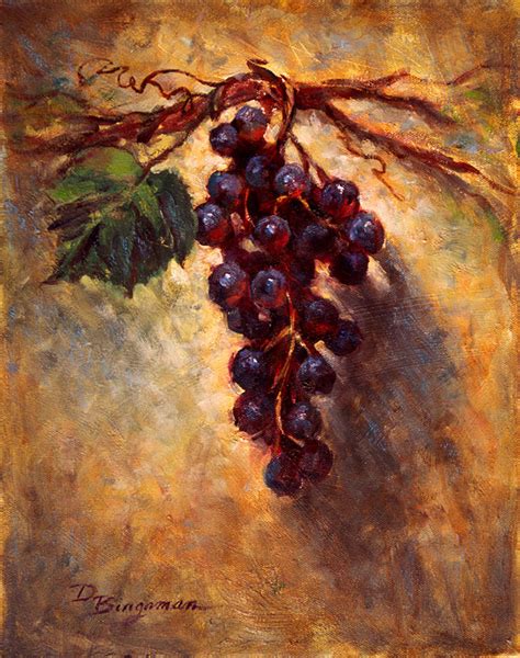 The Grape Vine Painting by Donna Bingaman