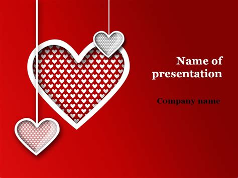 Valentines Slide Template - Printable Calendars AT A GLANCE