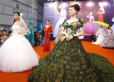 Peacock Feather Wedding Dresses Designs - Wedding Dress