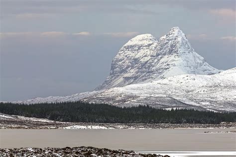 Suilven in Winter Photograph by Derek Beattie